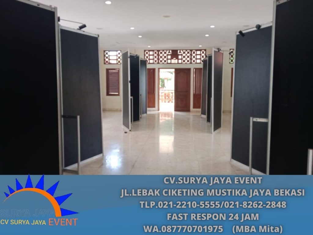 Rental Partisi Skat Ruangan Dan Backdrop Area Jakarta