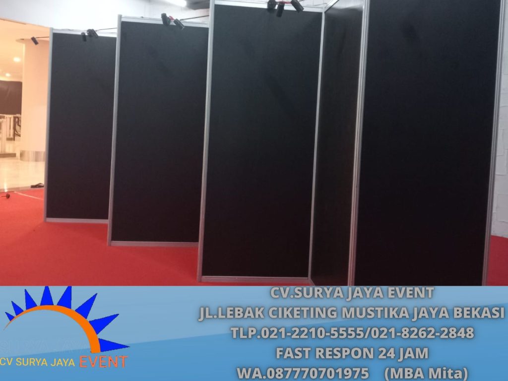 Rental Partisi Skat Ruangan Dan Backdrop Area Jakarta