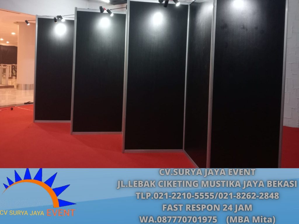 Rental Partisi Skat Ruangan Dan Backdrop Area Jakarta