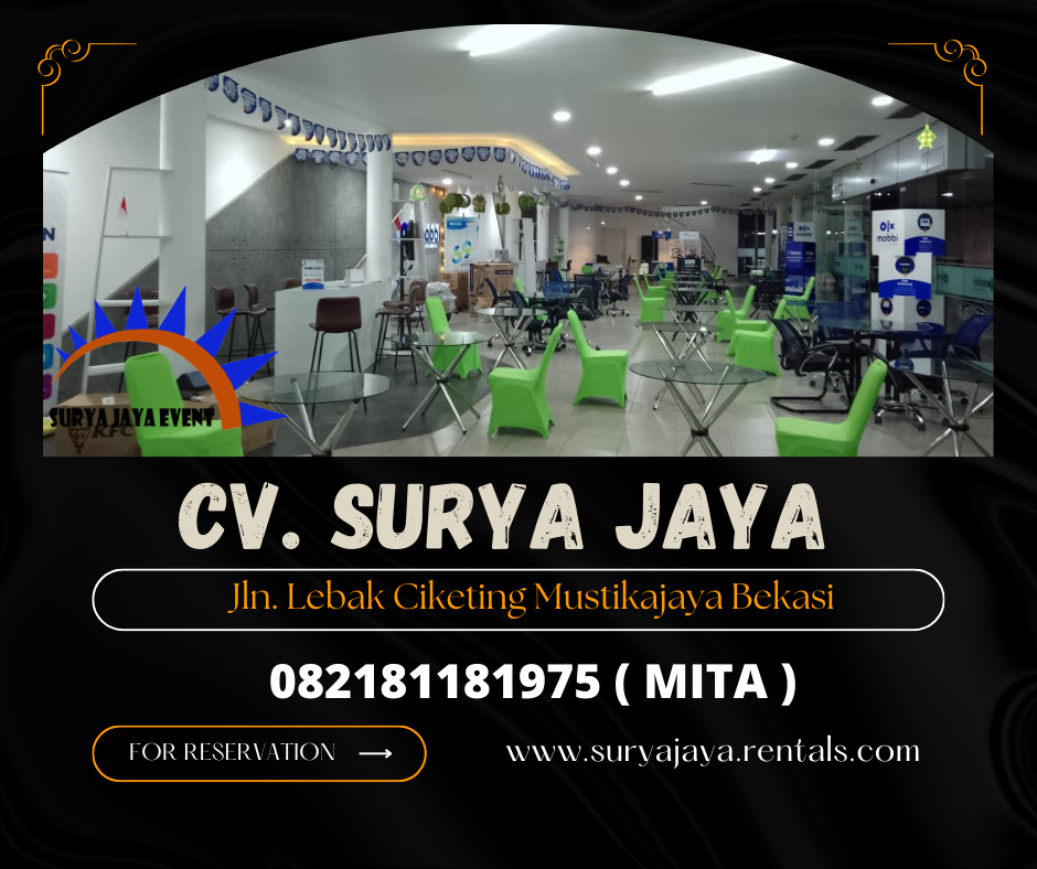 DISEWAKAN KURSI FUTURA COVER HIJAU MEWAH AREA JAKARTA