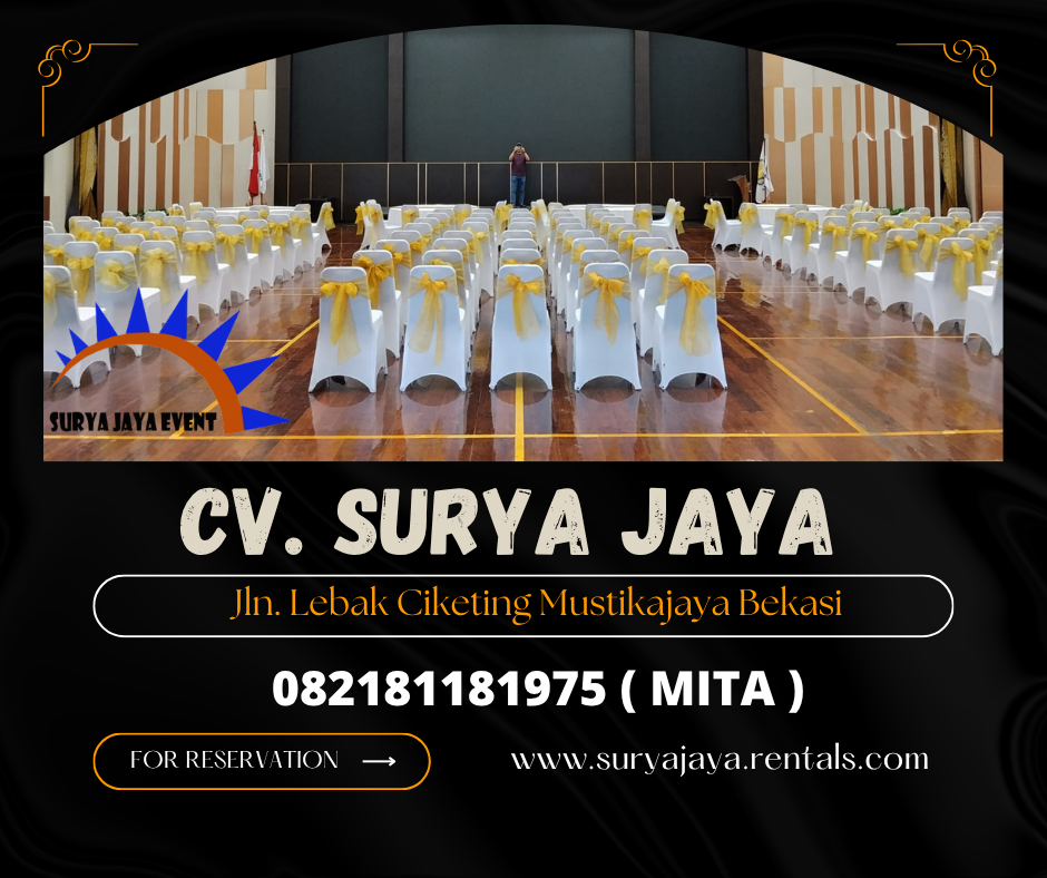 RENTAL KURSI FUTURA COVER HARGA EKONOMIS WILAYAH JAKARTA  