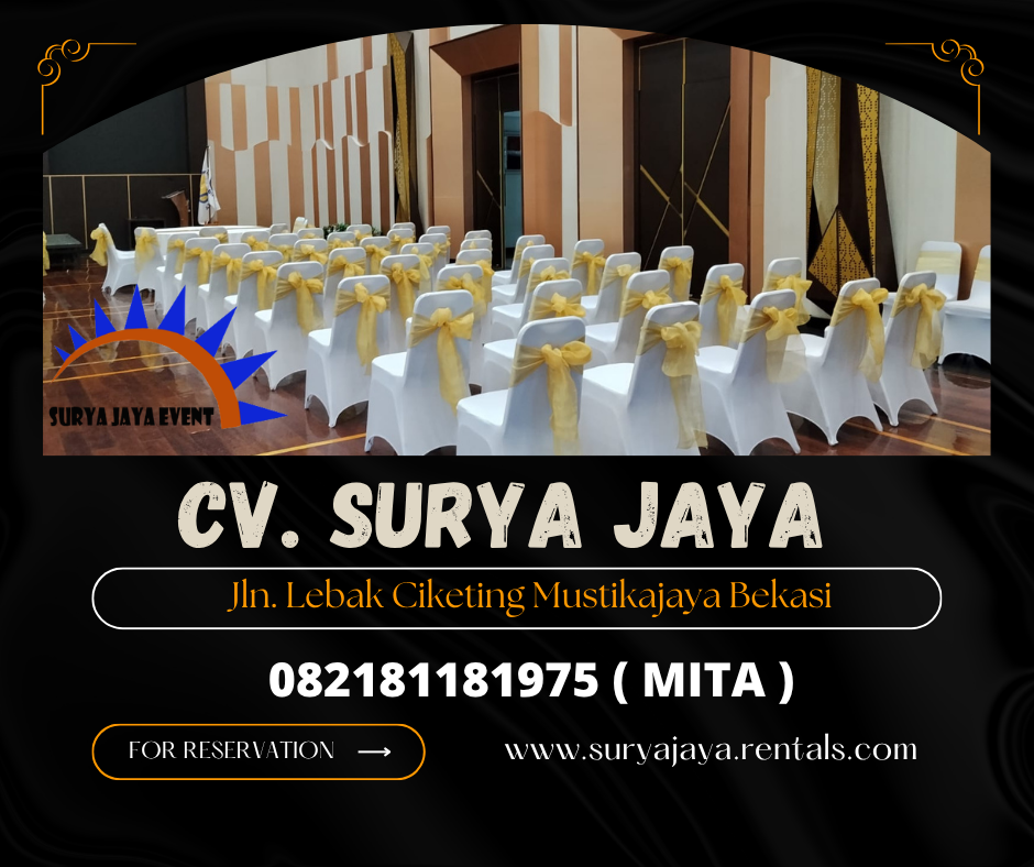 RENTAL KURSI FUTURA COVER HARGA EKONOMIS WILAYAH JAKARTA  