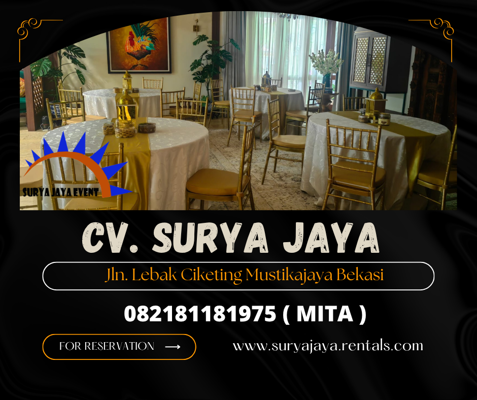 DISEWAKAN KURSI TIFFANY KAYU HARGA EKONOMIS DI JAKARTA