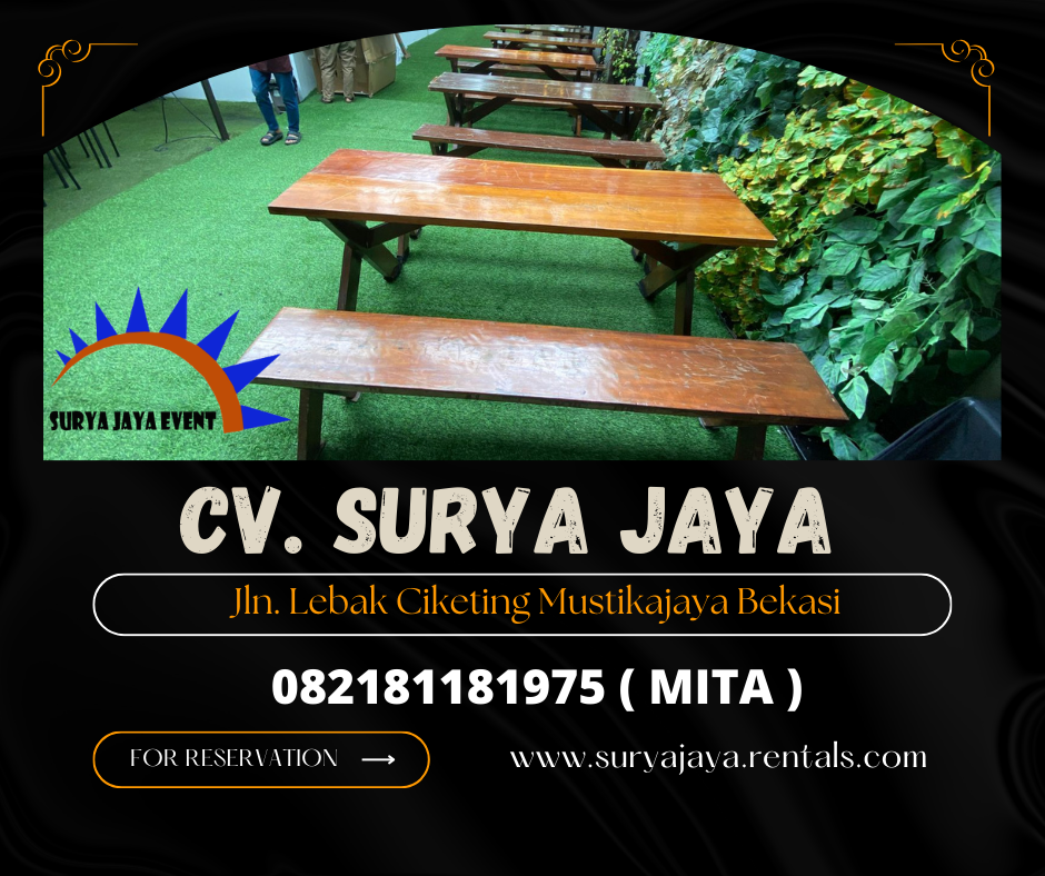 Sewa bangku Taman Kaki silang Area Bogor