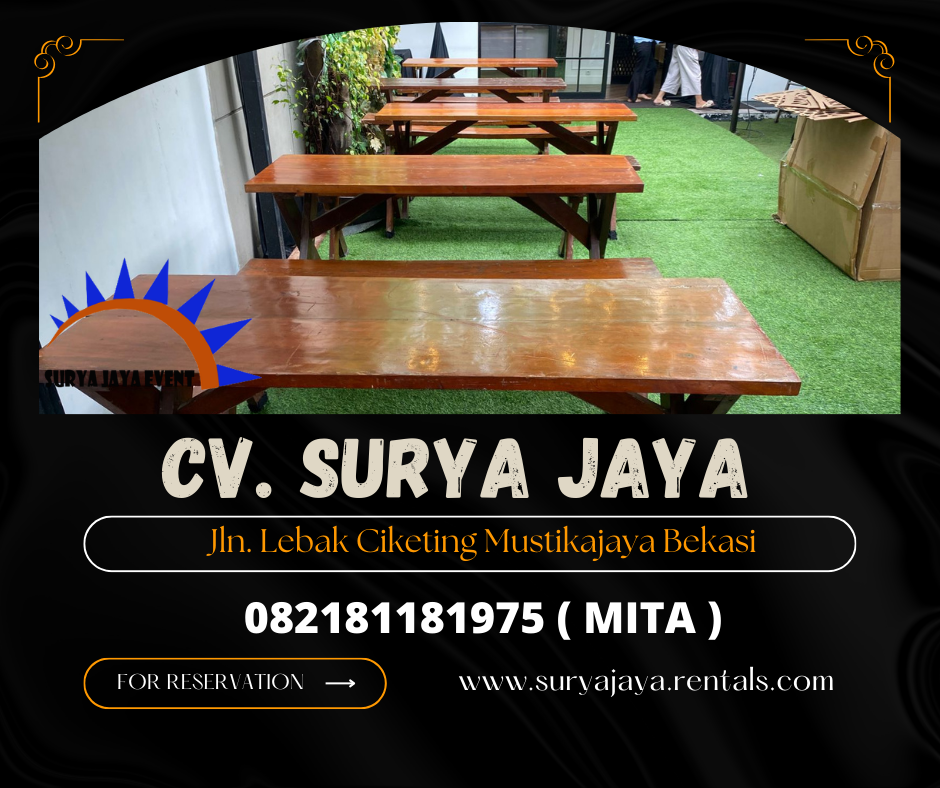 Sewa bangku Taman Kaki silang Area Bogor