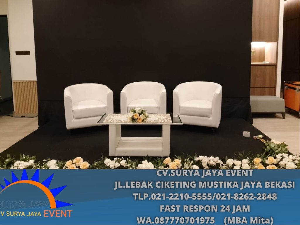 Sewa Sofa,Panggung,Backdrop Depok