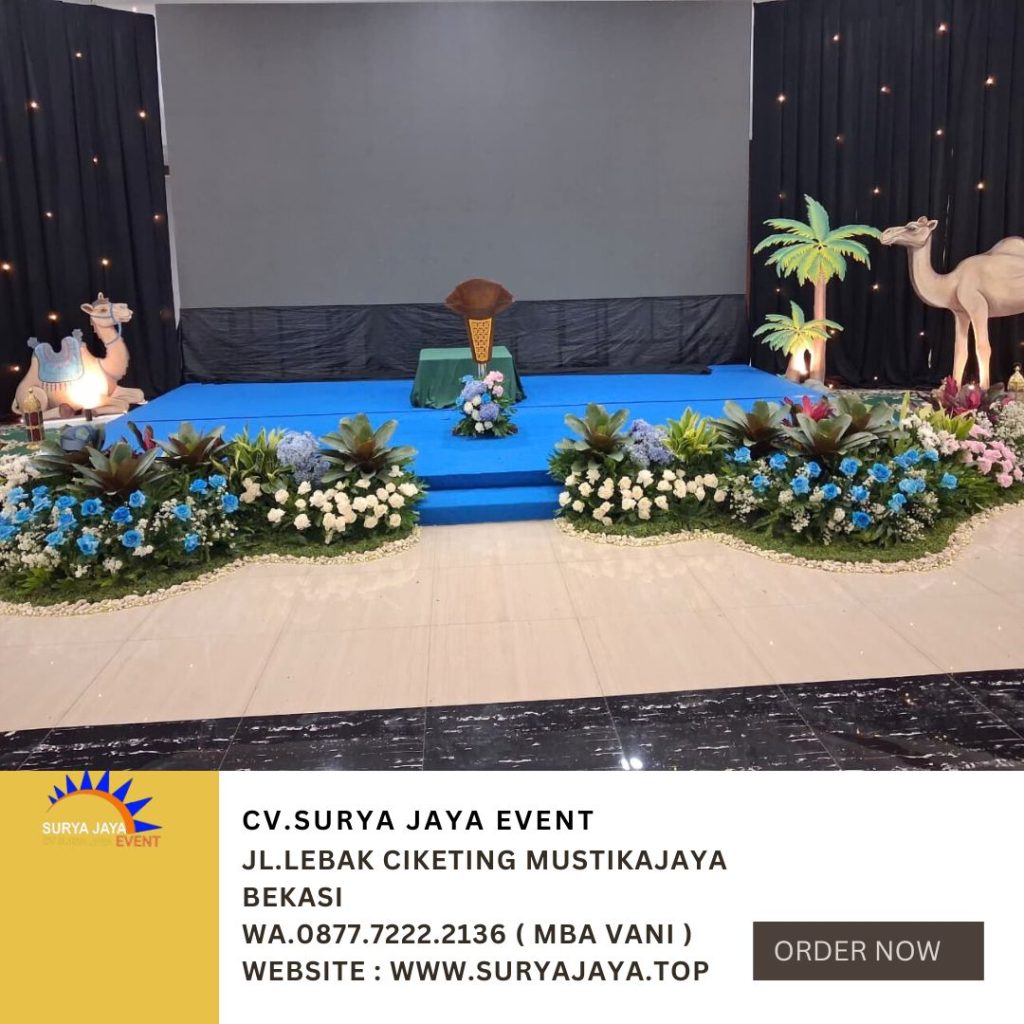 Sewa Panggung Indoor Karpet Biru Jakarta