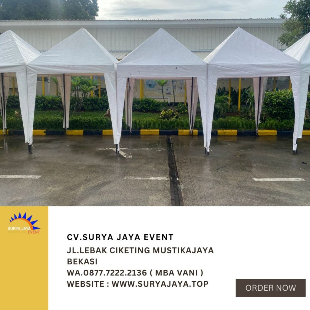 Sewa Tenda Bazar Ramadhan Atap Putih tangsel