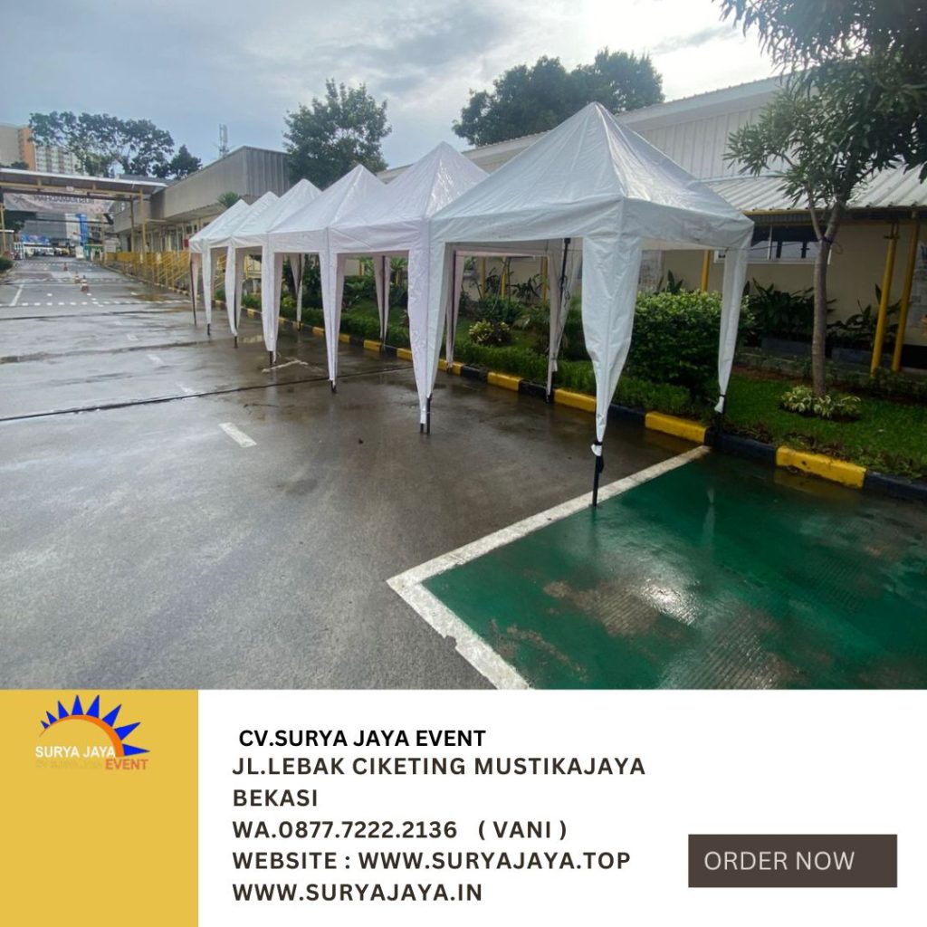 Sewa Tenda Bazar Ramadhan Atap Putih tangsel