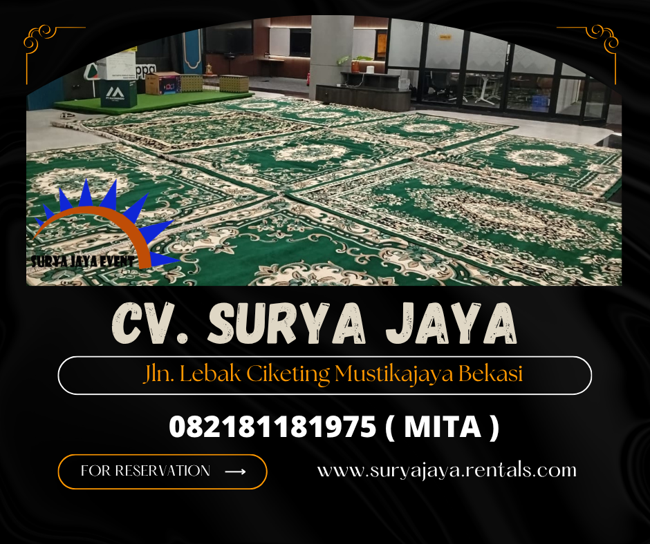 RENTAL KARPET PERMADANI HIJAU DI JAKARTA