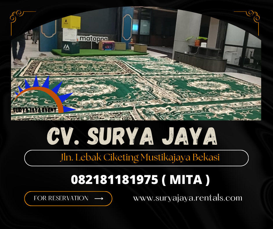 RENTAL KARPET PERMADANI HIJAU DI JAKARTA