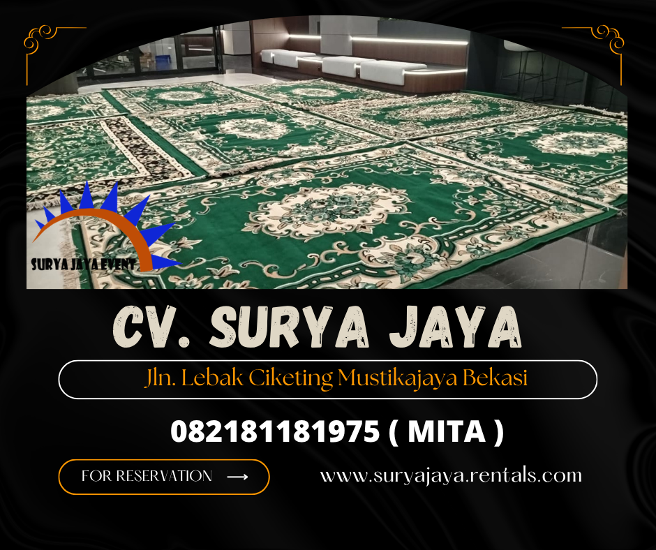 RENTAL KARPET PERMADANI HIJAU DI JAKARTA