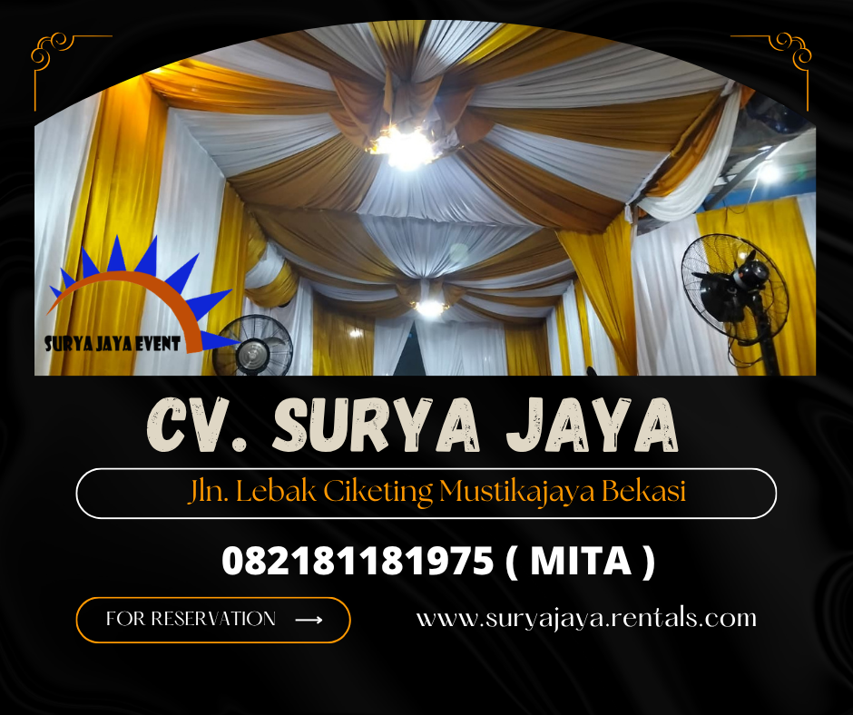 Pusat Sewa Tenda Rooder Full Dekorasi Dan Alat Pesta Bogor