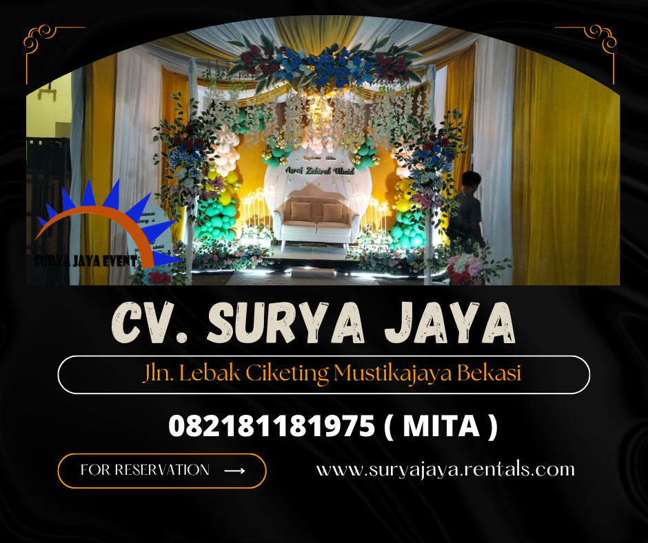 Pusat Sewa Tenda Rooder Full Dekorasi Dan Alat Pesta Bogor