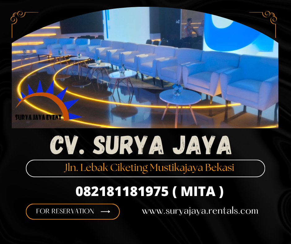 Sewa Sofa, Barstool Dan Podium Bogor