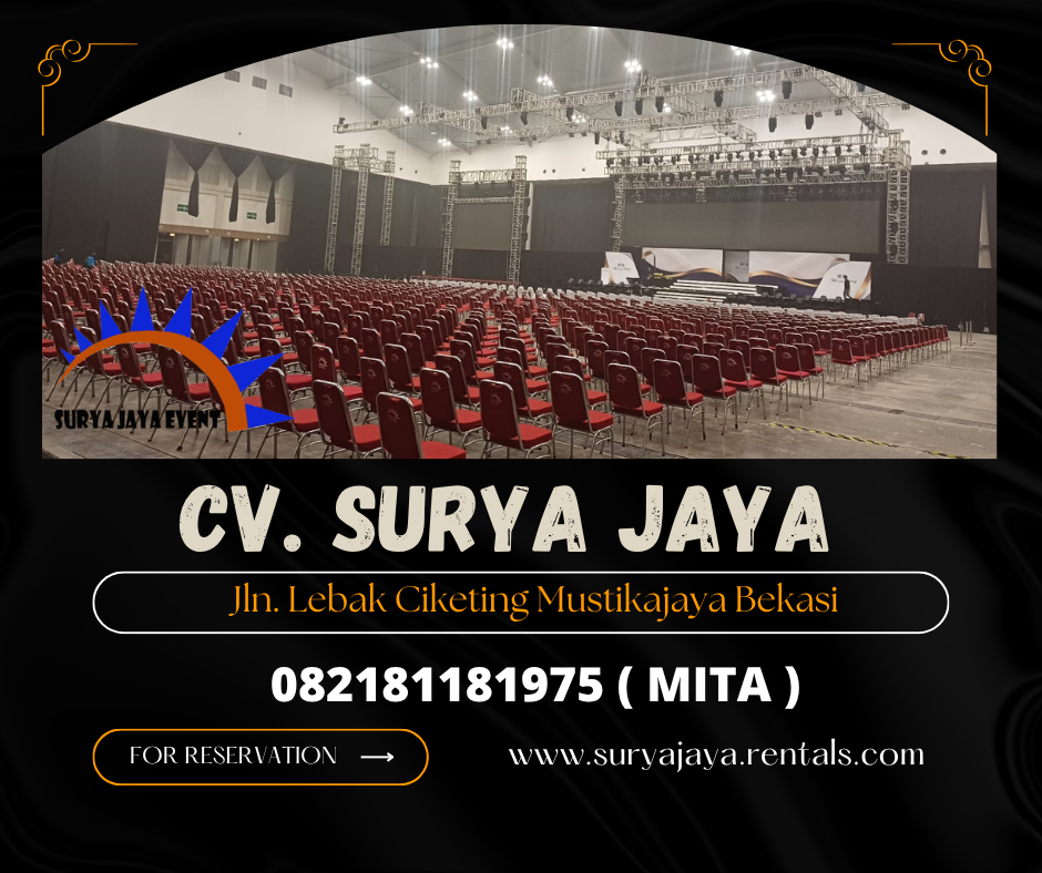 Sewa Kursi Event Polos Dan Bercover Siap Kirim Area Jabodetabek