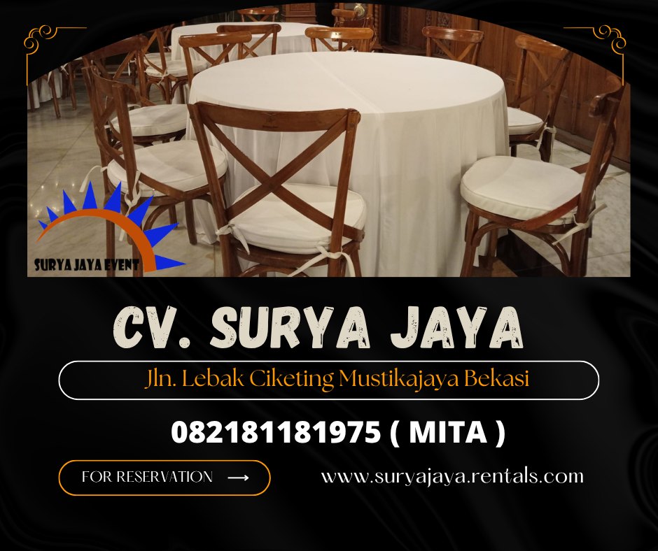 Rental Kursi Cross Back Karawaci Tangerang