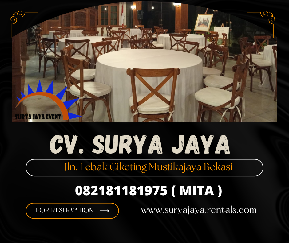 Rental Kursi Cross Back Karawaci Tangerang