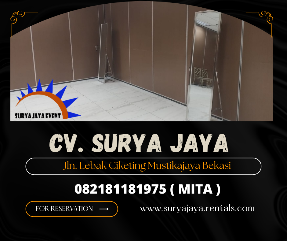 Rental Cermin Frame Stainless Full Body Area Jakarta