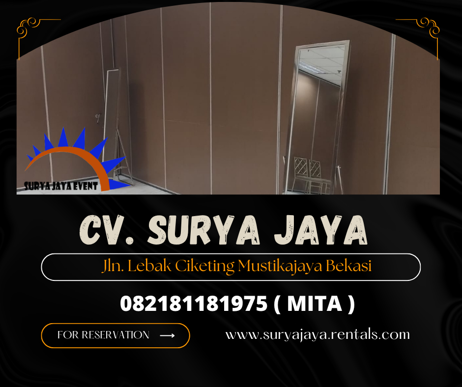 Rental Cermin Frame Stainless Full Body Area Jakarta