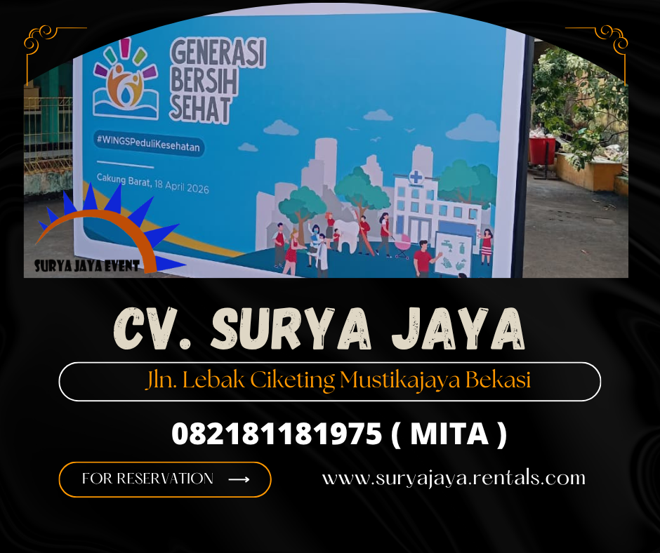 Sewa Panggung, Karpet, Backdrop Dan Mini Garden Area Depok