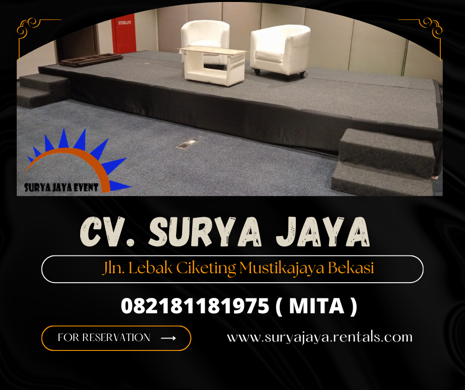 Sewa Panggung, Karpet, Backdrop Dan Mini Garden Area Depok