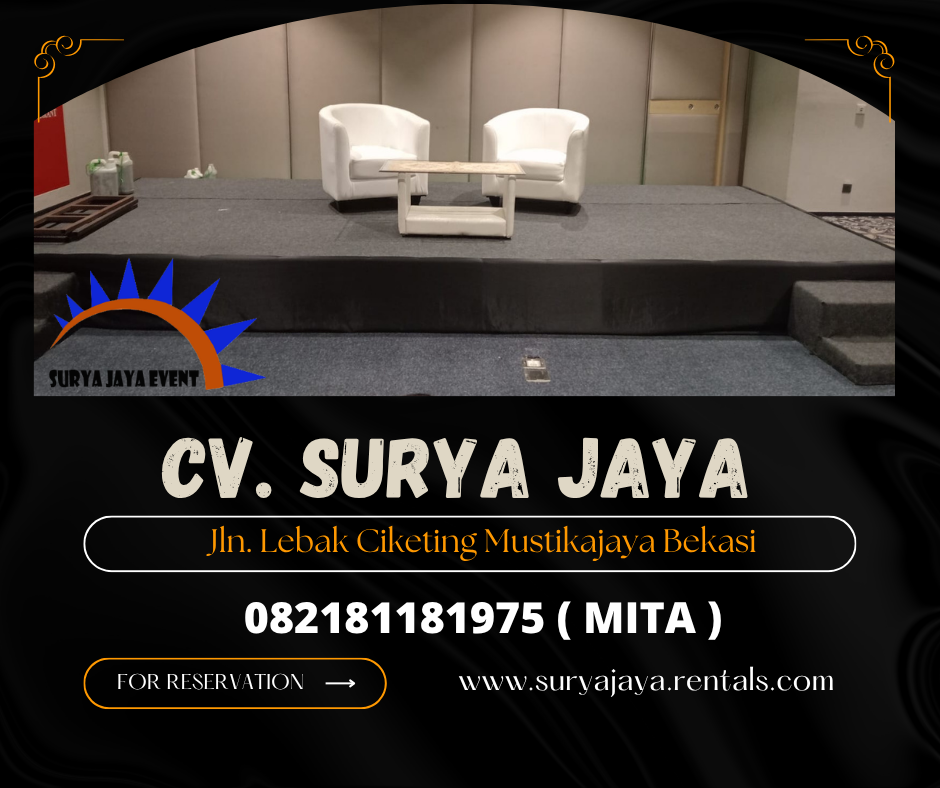 Sewa Panggung, Karpet, Backdrop Dan Mini Garden Area Depok