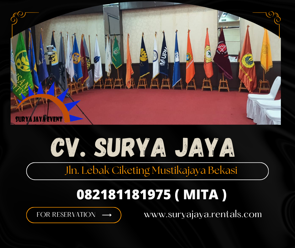 Rental Tiang Bendera VIP Kayu Dan Tiang Bendera Stainless Bogor