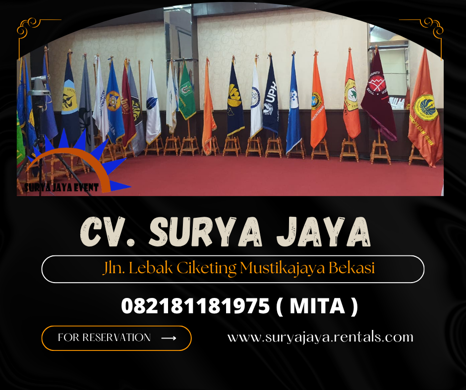 Rental Tiang Bendera VIP Kayu Dan Tiang Bendera Stainless Bogor