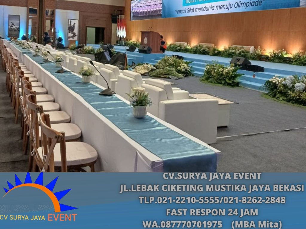 Menyewakan Kursi Croshback Event Agaf Hall Tenggerang Selatan
