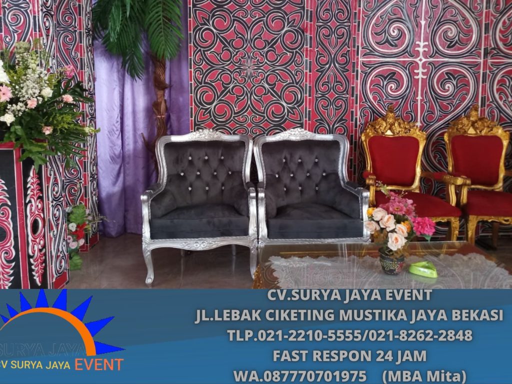 Rental Kursi Pelaminan Silver Dan Dekorasi Khitanan Area Bekasi