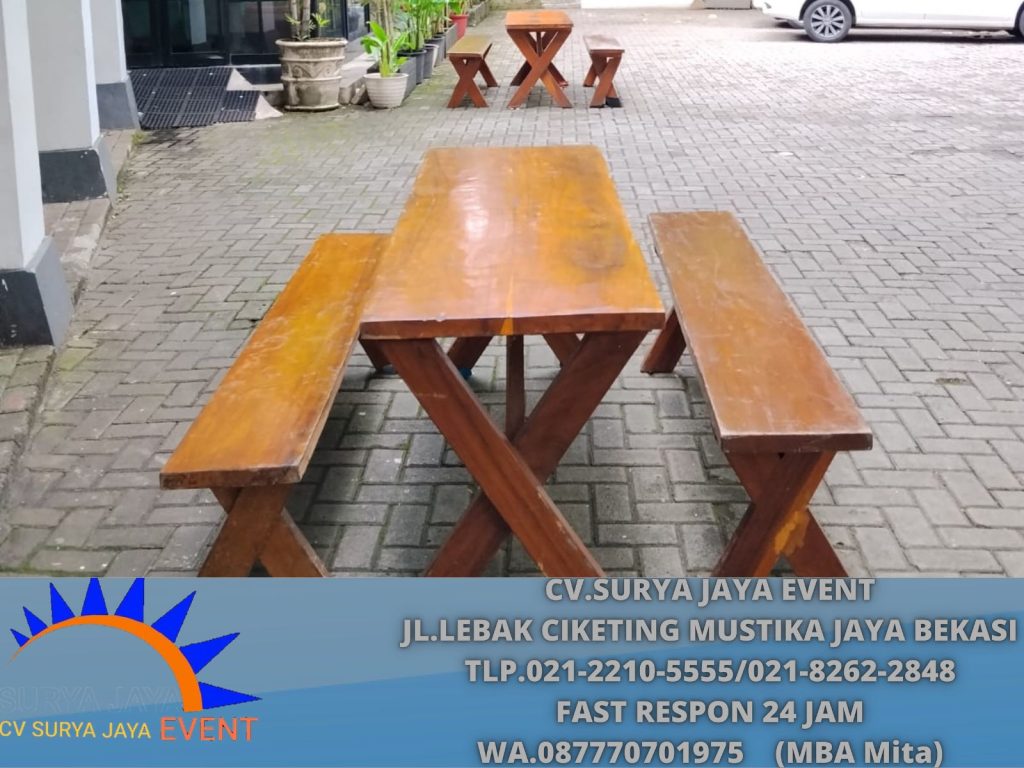 Jasa Sewa Meja Kursi Taman Menteng Jakarta Pusat