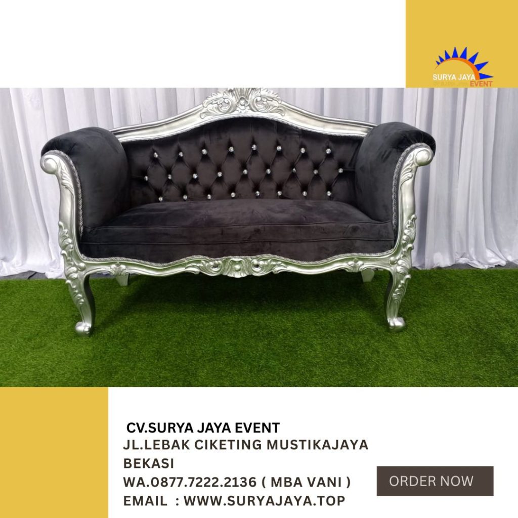 Rental Kursi Pelaminan silver event Pernikahan di Jakarta