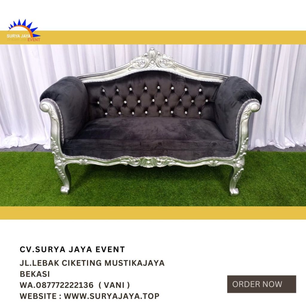 Rental Kursi Pelaminan silver event Pernikahan di Jakarta