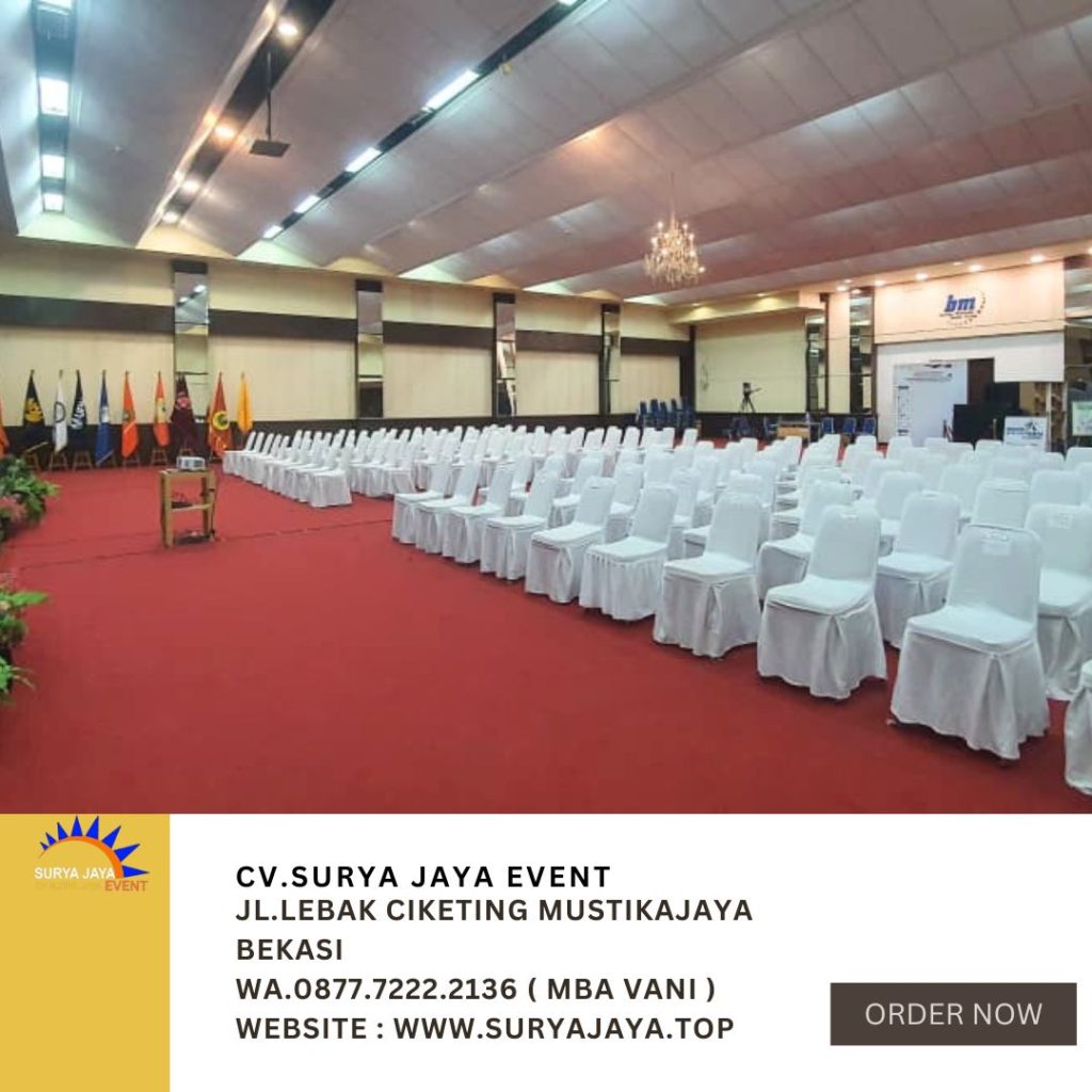 Sewa Kursi Futura Cover Rumbai Putih Jakarta