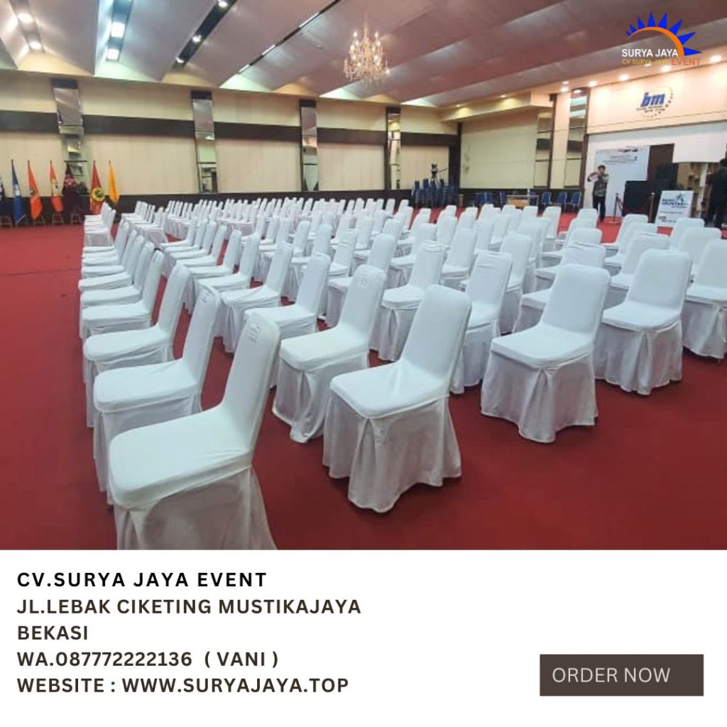 Sewa Kursi Futura Cover Rumbai Putih Jakarta