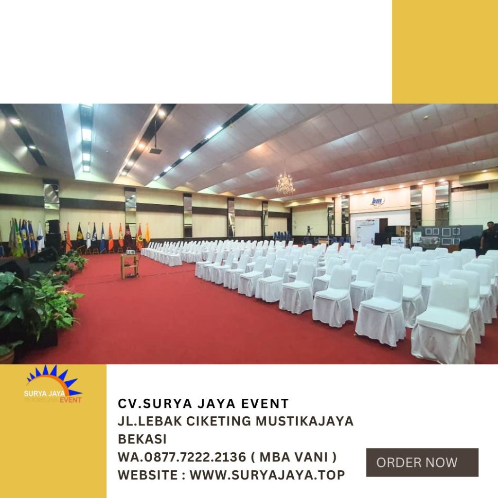 Sewa Kursi Futura Sarung Kursi Rumbai Putih Jakarta