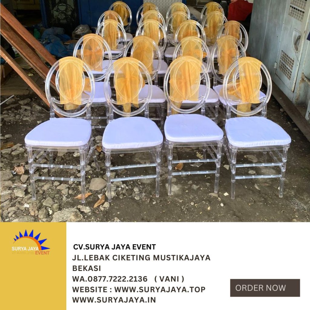 Sewa Kursi Olivia Acrylic Area Ciledug Tangerang