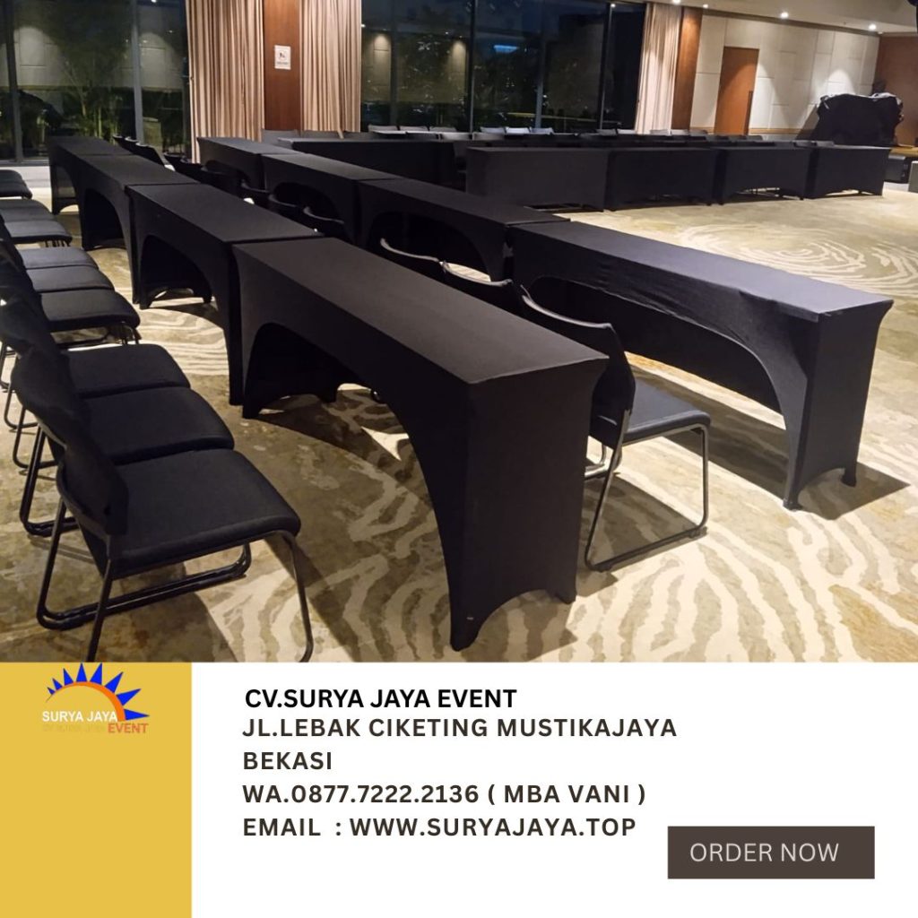 Sewa Meja Ibm Hpl Dan Cover taplak Meja Area Depok