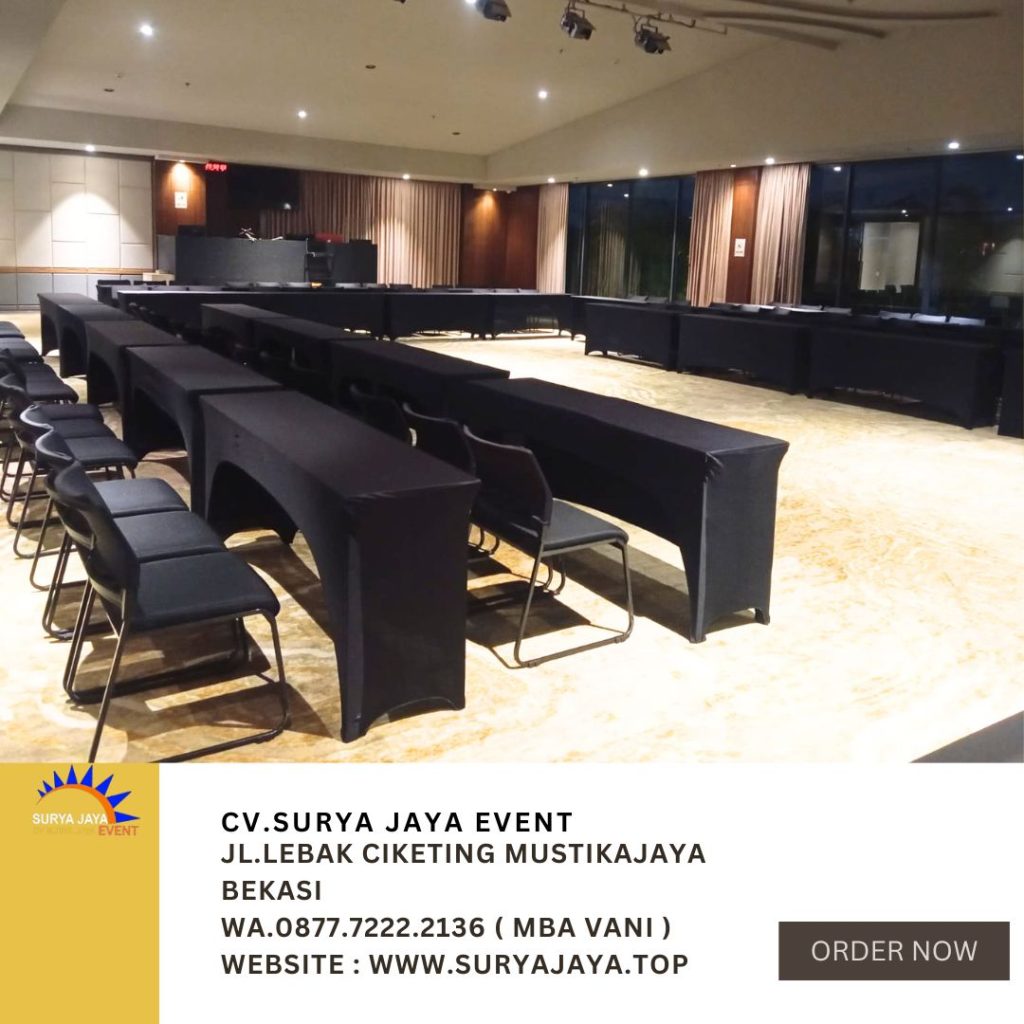 Sewa Meja Ibm Hpl Dan Cover taplak Meja Area Depok