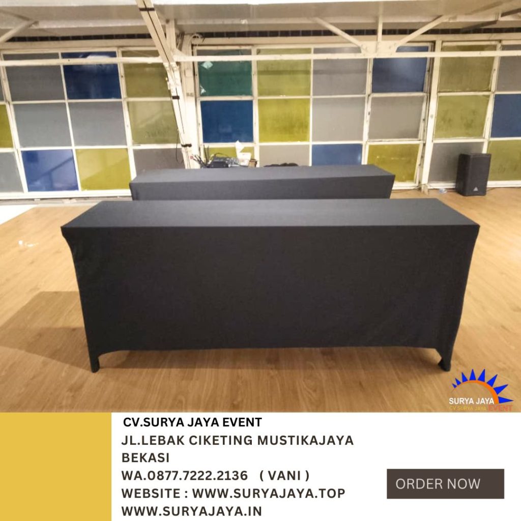 Sewa Meja Ibm Hpl Dan Cover taplak Meja Area Depok