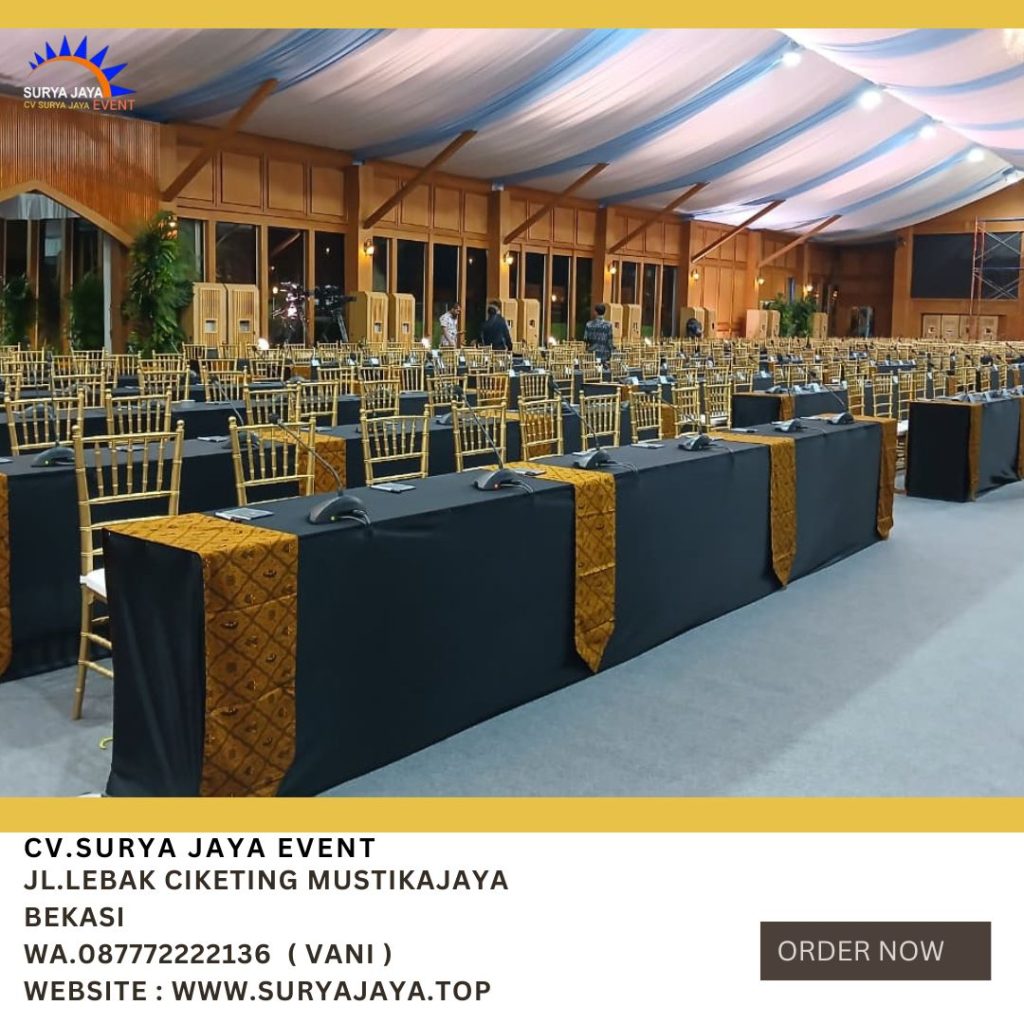 Sewa Meja Ibm,Kursi Vip Tiffany Gold Event Istana Merdeka