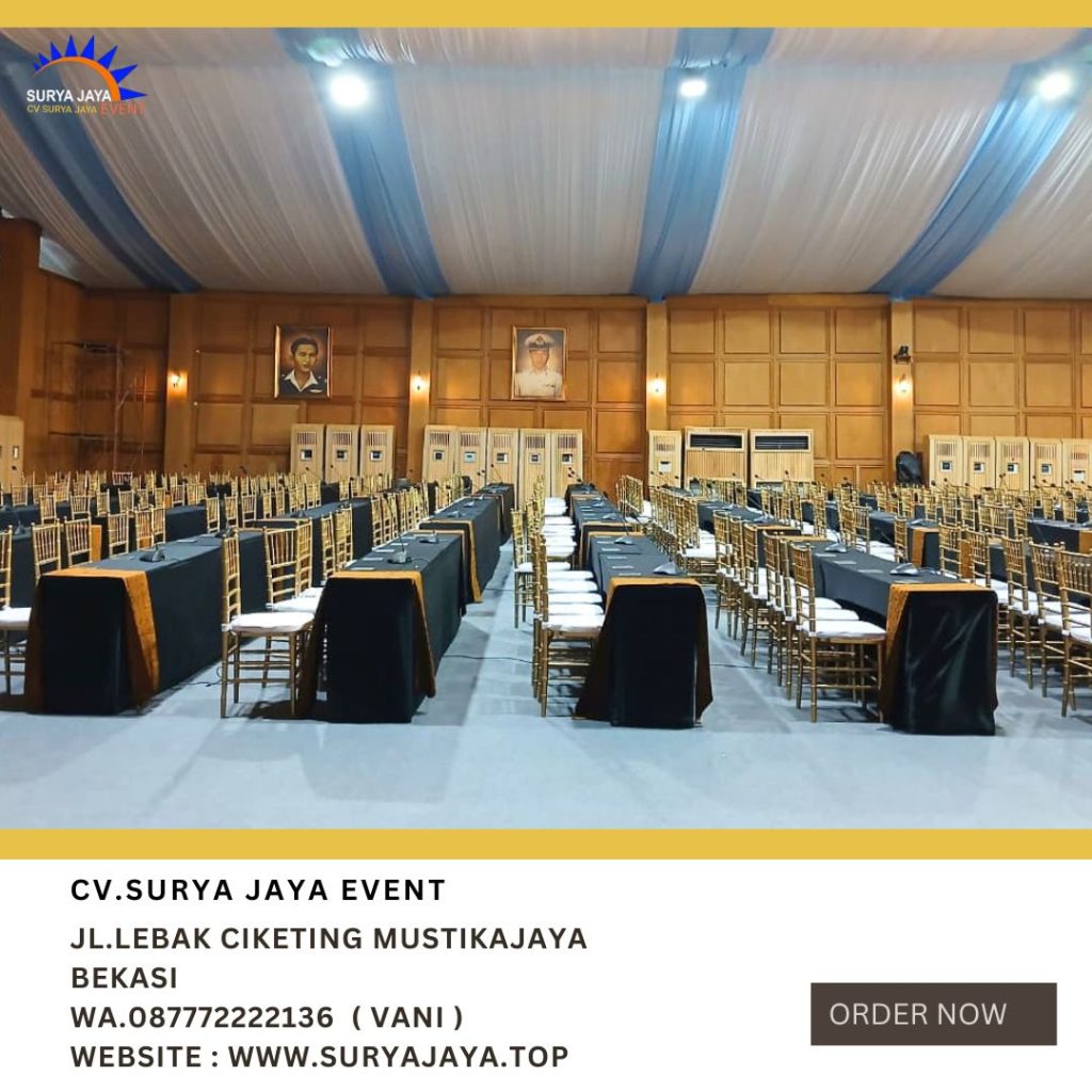 Sewa Meja Ibm,Kursi Vip Tiffany Gold Event Istana Merdeka