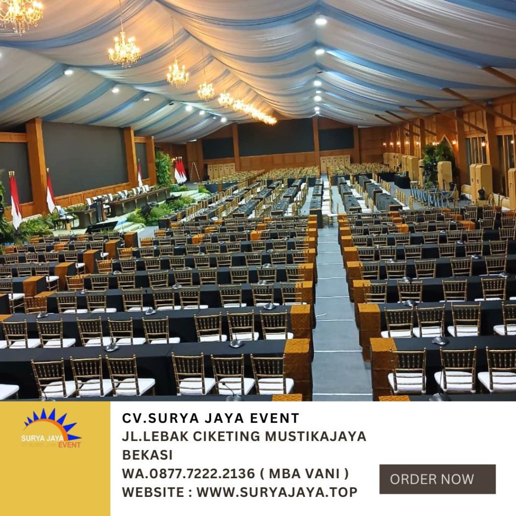 Sewa Meja Ibm,Kursi Vip Tiffany Gold Event Istana Merdeka