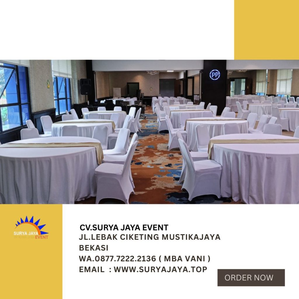 Sewa Meja Kursi Event Gedung Plaza PP Jaktim