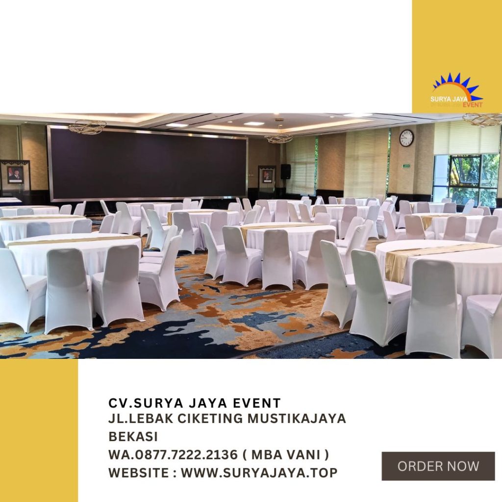 Sewa Meja Kursi Event Gedung Plaza PP Jaktim