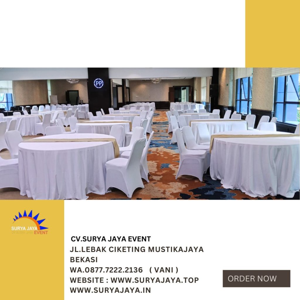 Sewa Meja Kursi Event Gedung Plaza PP Jaktim