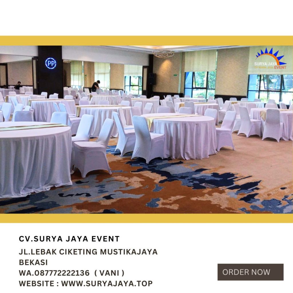 Sewa Meja Kursi Event Gedung Plaza PP Jaktim