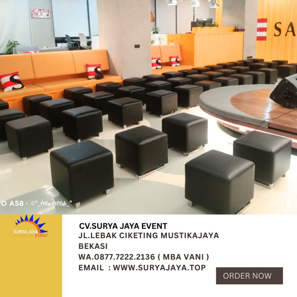 Sewa Puff Kotak Warna Hitam Bogor