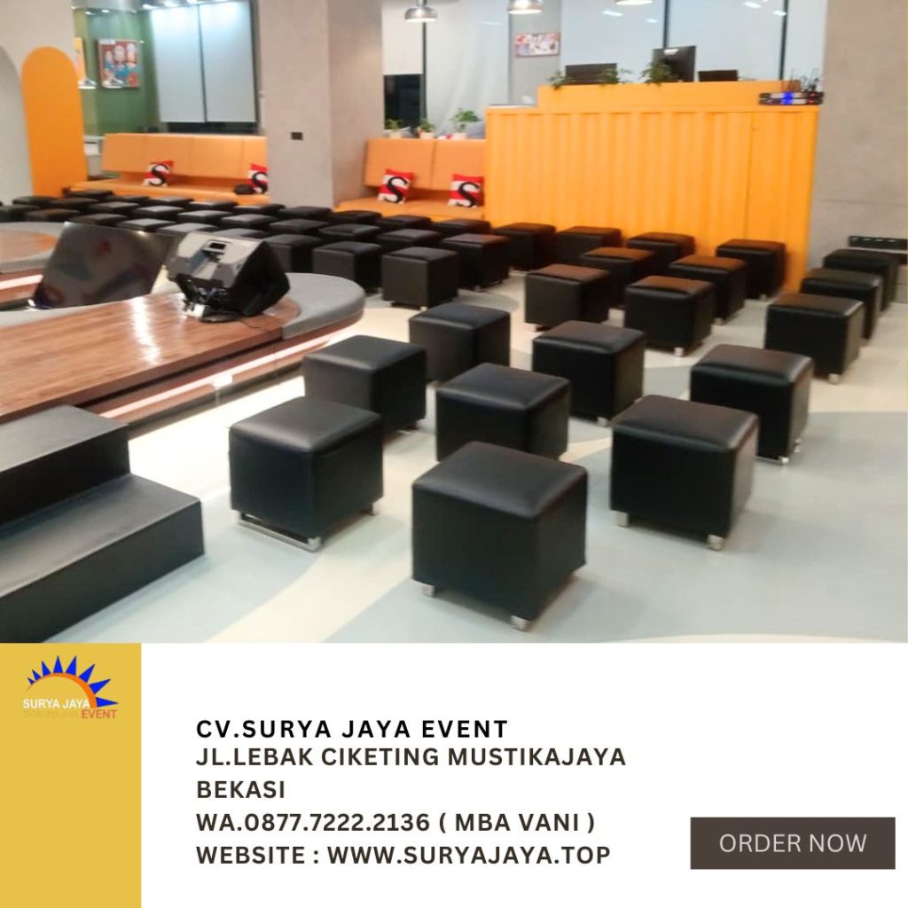 Sewa Puff Kotak Warna Hitam Bogor